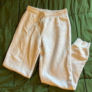 XS primary light grey jogger sweatpants